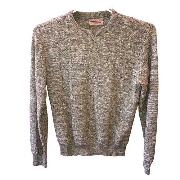 VTG Loafers Reed St James Mens Medium Beige Pullover Sweater Size M Made in USA - Picture 2 of 9